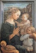Fra Filippo Lippi Madonna and Child with Two Angels, USA oil painting artist